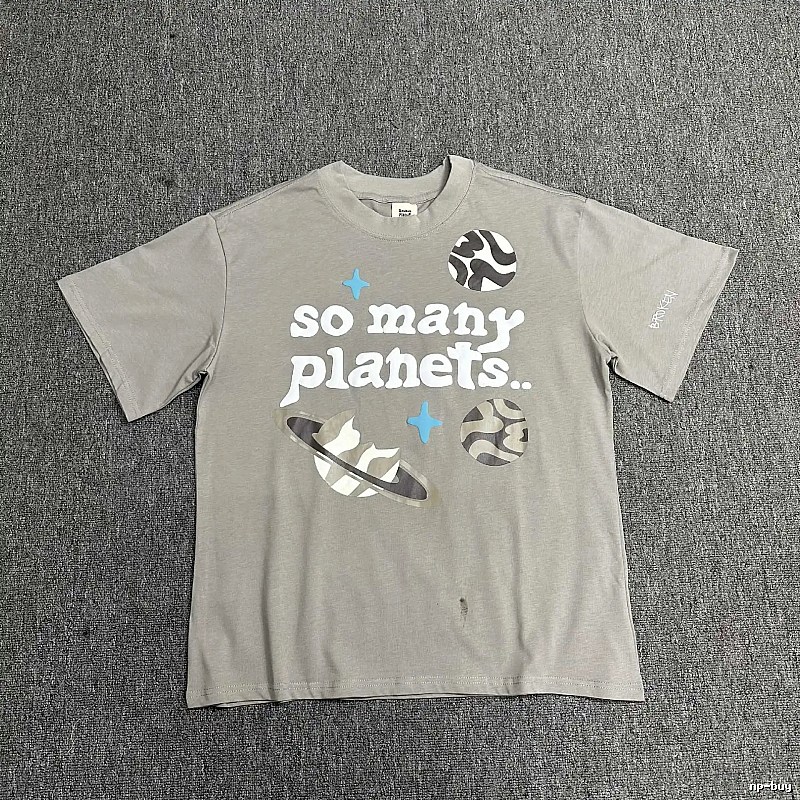 Broken Planet Summer Graphic T-shirt White Cotton Bold with Bold Graphic
