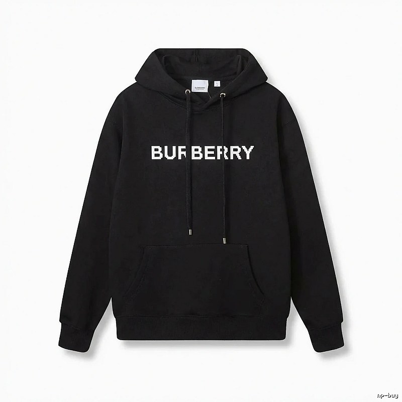Burberry pixel-style black sweatshirt