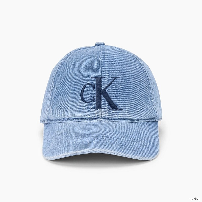 Calvin Klein Simple Denim Blue Baseball Cap