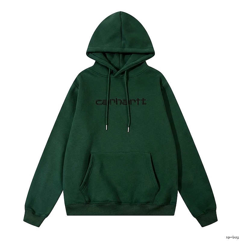 Carhartt basic hoodie (dark green)