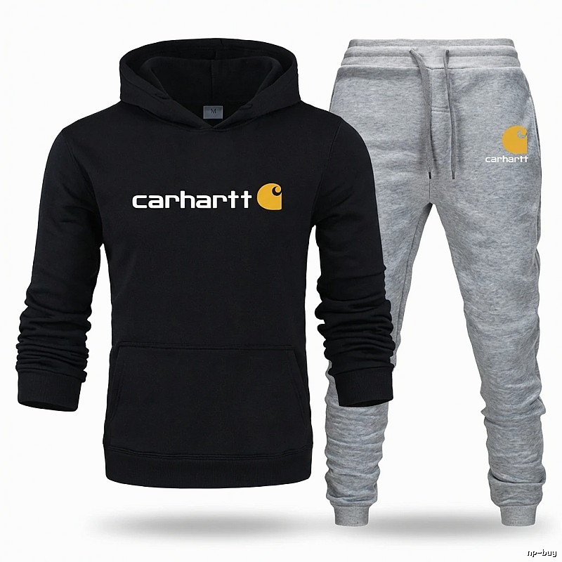 Carhartt casual style black and gray suit