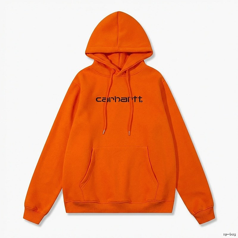 Carhartt orange minimalist style sweatshirt