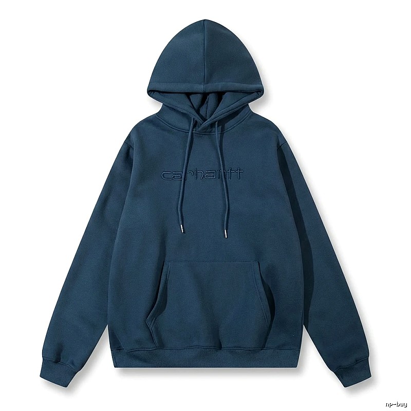 Carhartt simple style navy blue sweatshirt