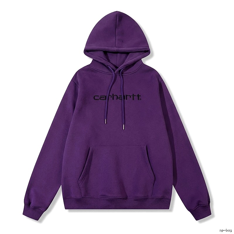 Carhartt simple-style purple sweatshirt