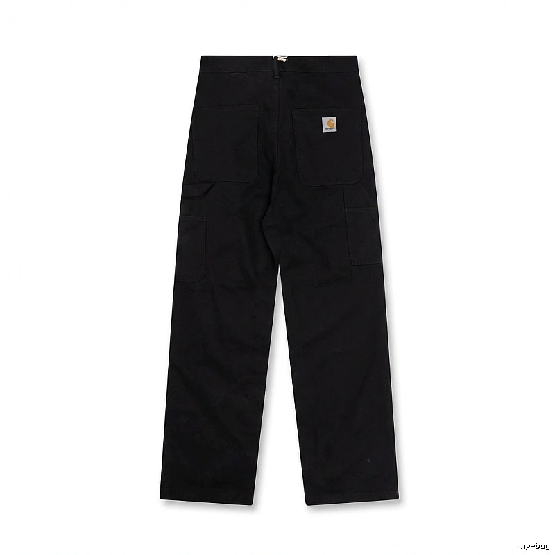 Carhartt workwear style black long trousers
