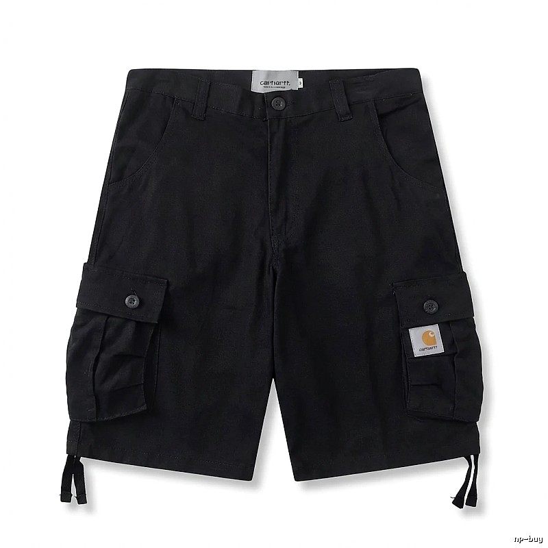 Carhartt workwear style black shorts