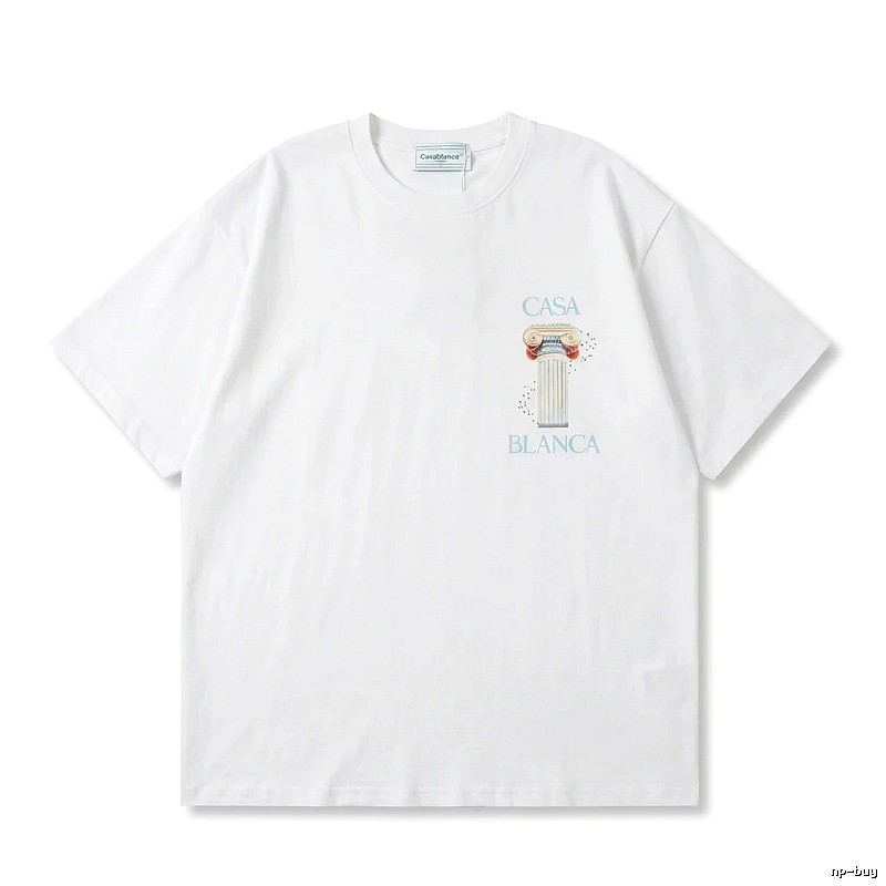 Casablanca Greek column style white T-shirt