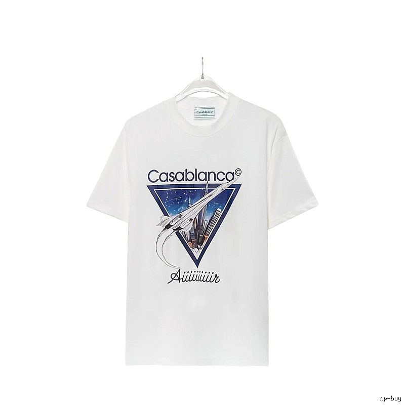 Casablanca Universe Wind White T-shirt