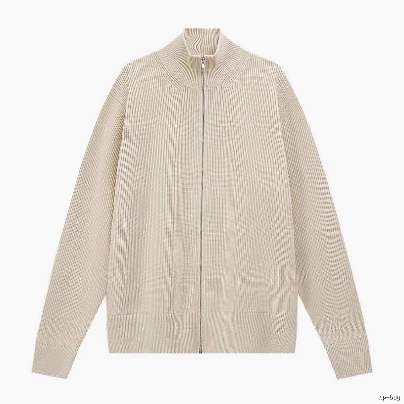 Casual Zip jacket Black Minimalist Full for Streetwear Looks