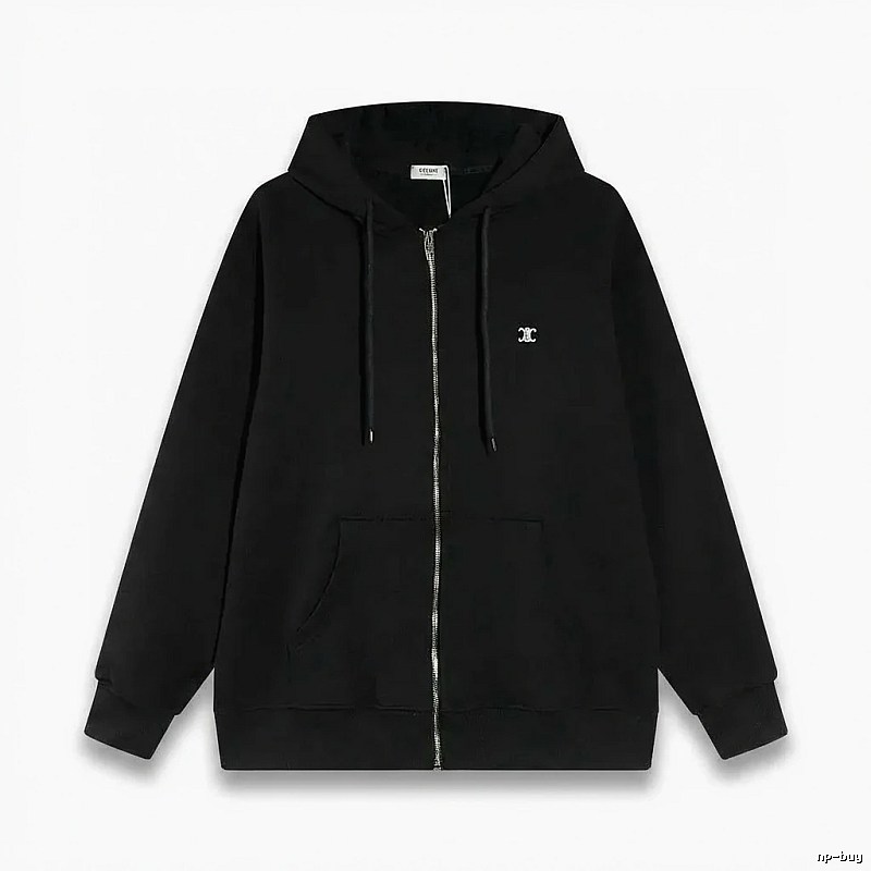 CELINE's classic black hoodie