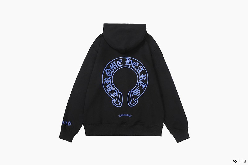 Chrome Hearts 2088-97 Black Cross Graphic Hoodie Downtown Style