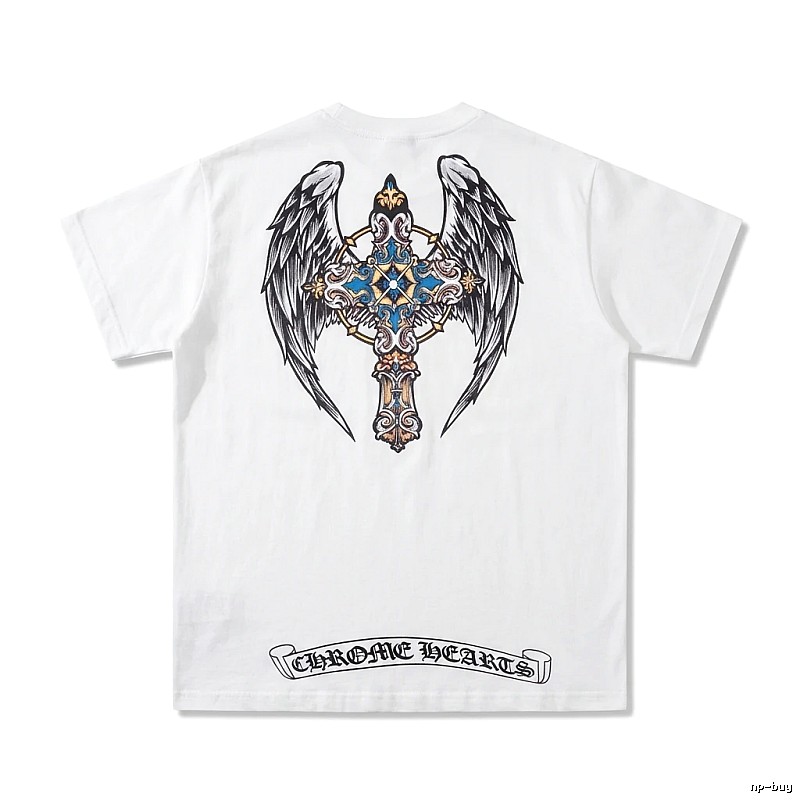 Chrome Hearts Angel Cross White T-shirt
