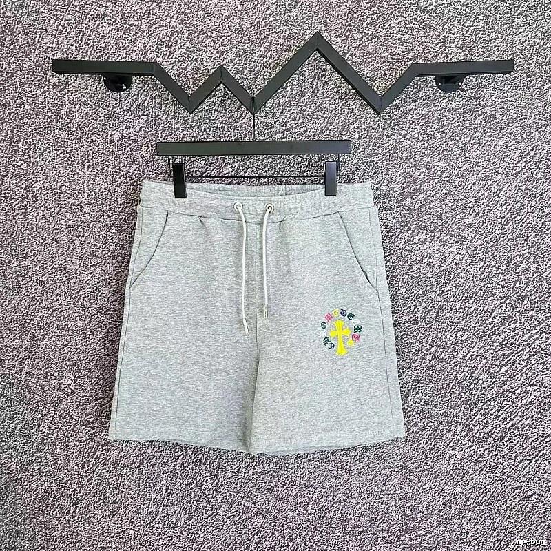 Chrome Hearts Cross Leisure Style Gray Shorts
