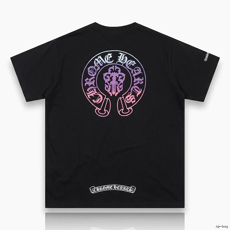 Chrome Hearts Dark Trendy Cool Black T-shirt