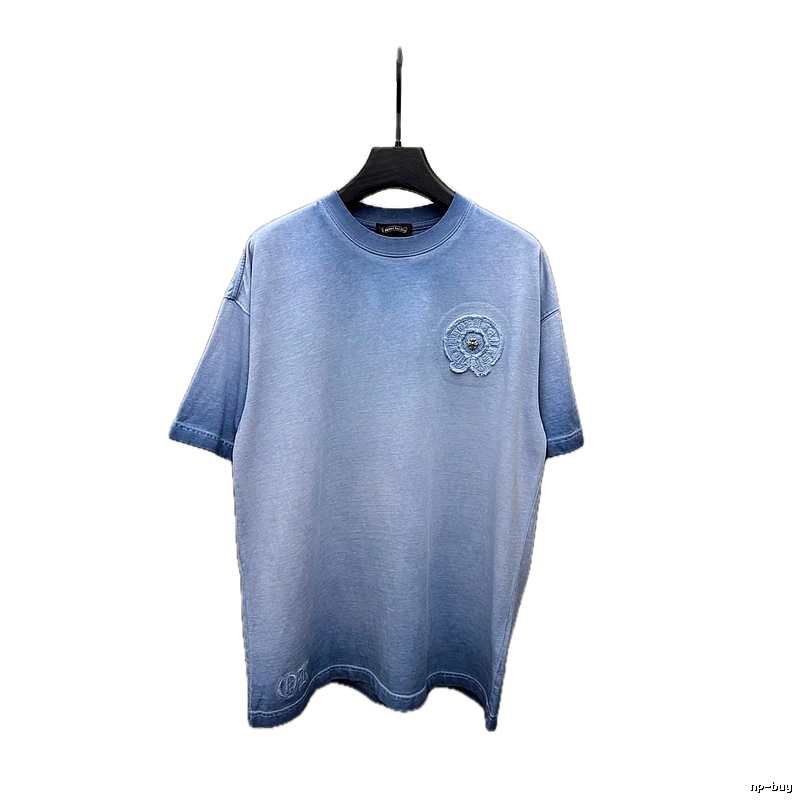 Chrome Hearts Gradient Style Blue T-shirt