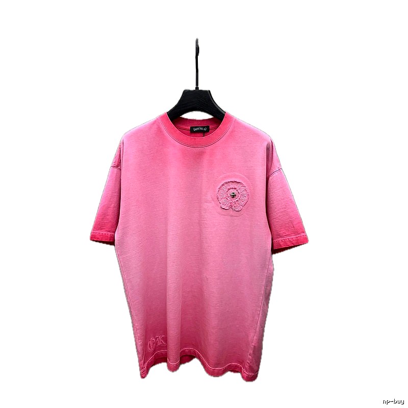 Chrome Hearts Retro Style Pink T-shirt