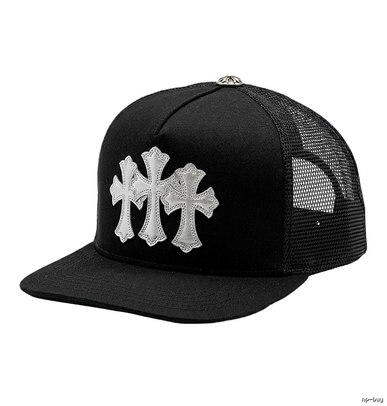 Chrome Hearts Silver Jewelry Black Tide Hat