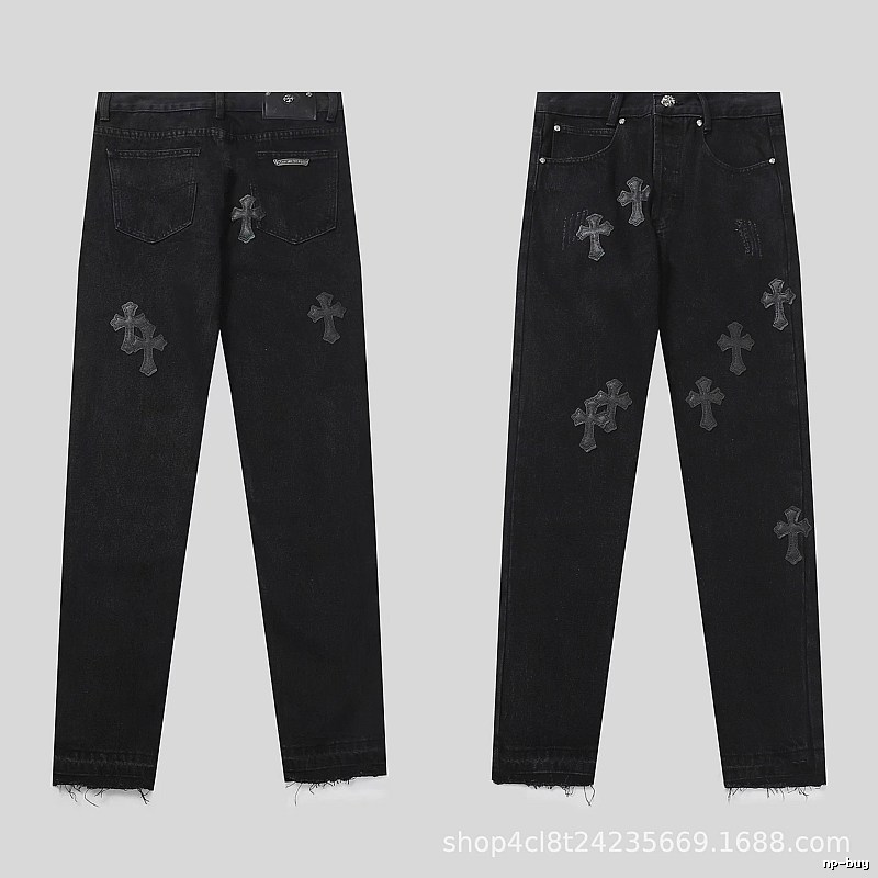 Chrome Hearts Weekend Graphic jeans Light Denim Jeans for Seasonal Looks