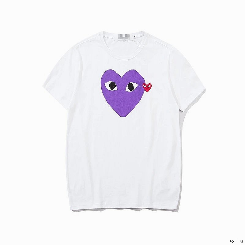 Comme des Garcons PLAY 2023-03 Style 2303 Heart Logo T-Shirt Campus Look