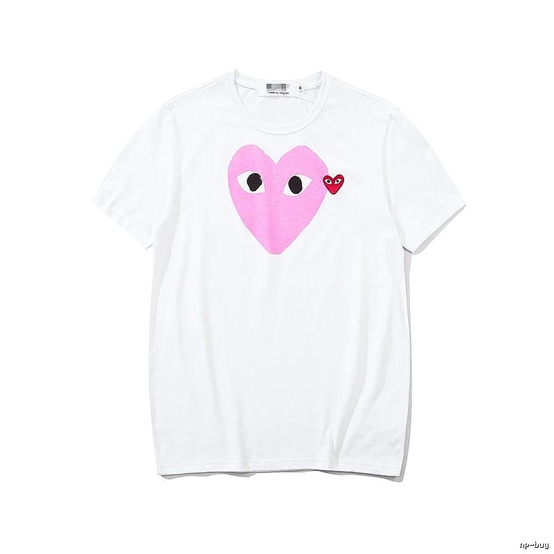 Comme des Garcons PLAY 2023-03 Style 2303 Heart Logo T-Shirt Downtown Style