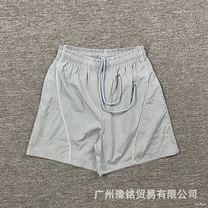 Corteiz Breathable Street Style Grey Sports Shorts