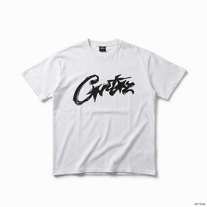 Corteiz Graffiti Style White T-shirt