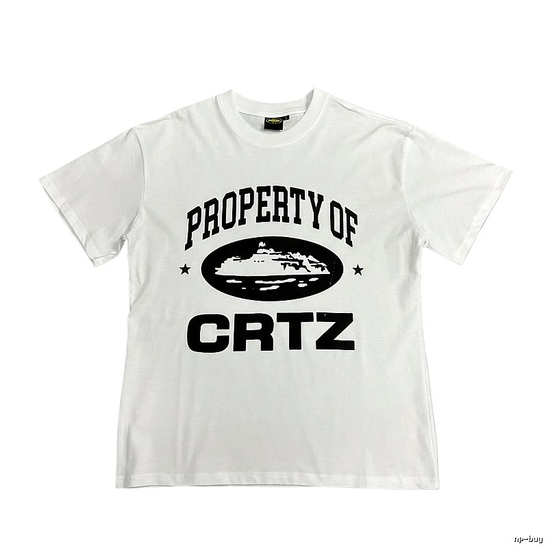 Corteiz letter - printed white T - shirt