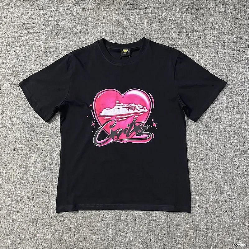 Corteiz Patterned Logo T-shirt Black Corteiz with Signature Styling