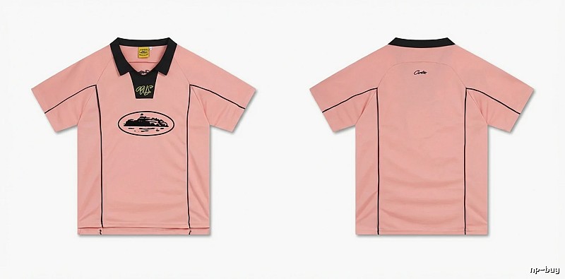 Corteiz pink sporty short-sleeve