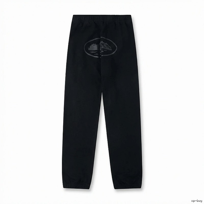 Corteiz Printed Casual Black Pants
