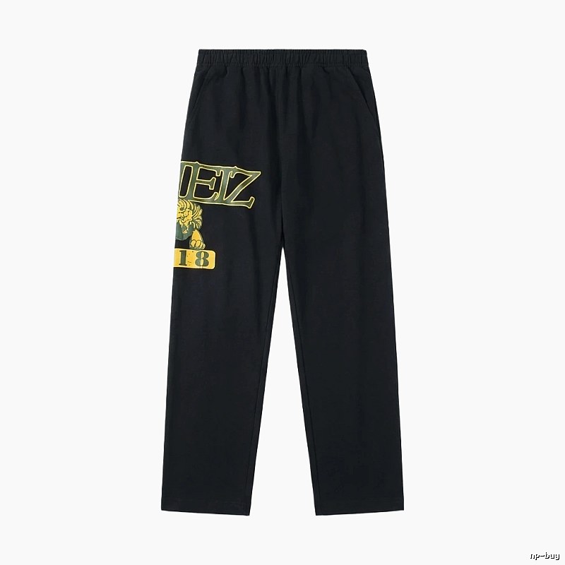 Corteiz Printed Trendy and Cool Style Black Pants