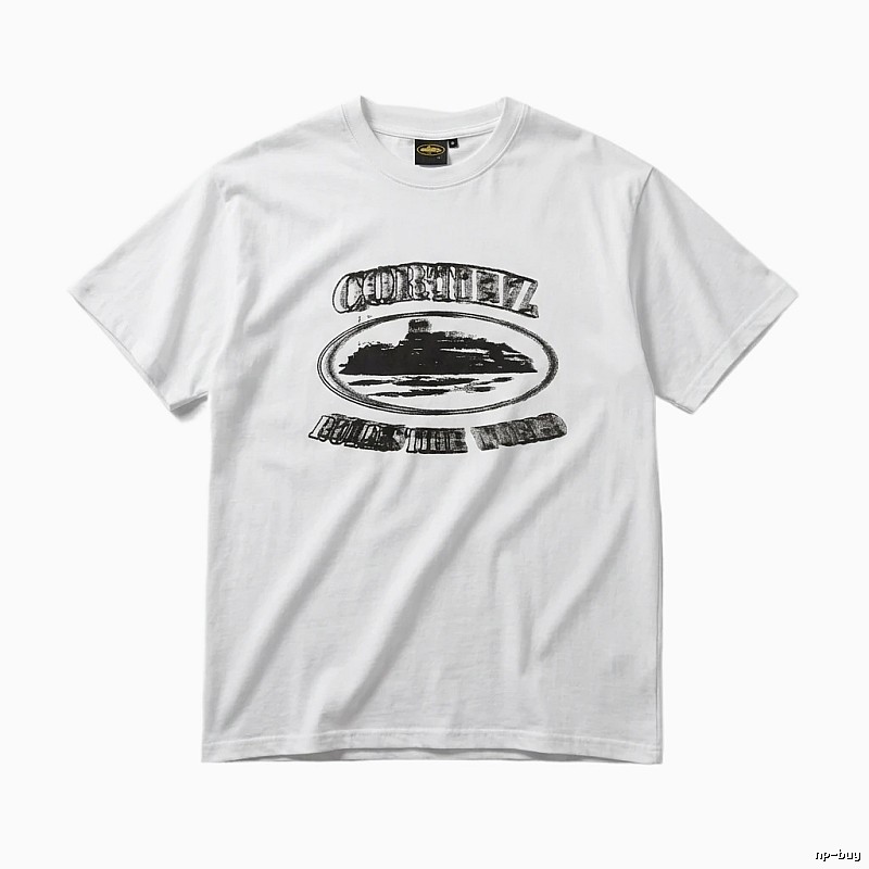 Corteiz retro-style white T-shirt