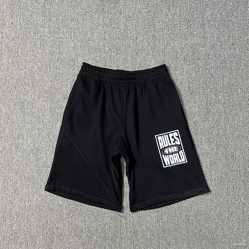 Corteiz Rule World Style Black Shorts