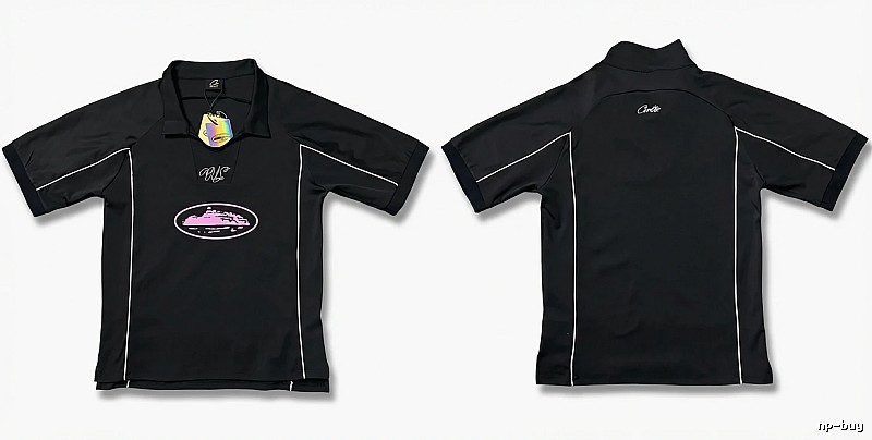 Corteiz sporty black short sleeves