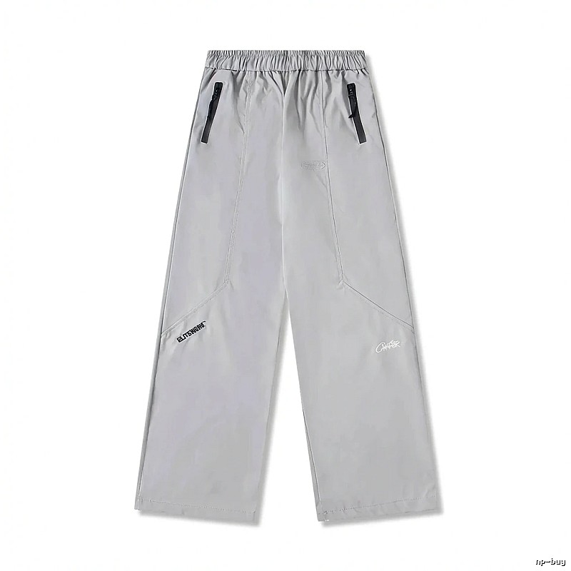 Corteiz Workwear Style Light Grey Trousers