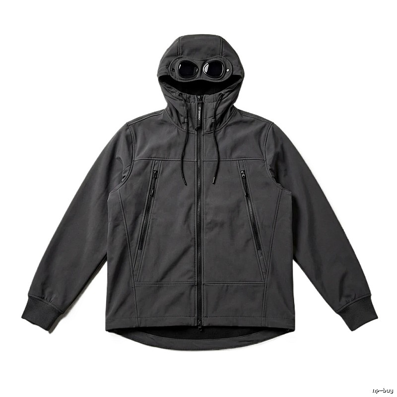 C.P. Hooded Functional Style Grey Coat