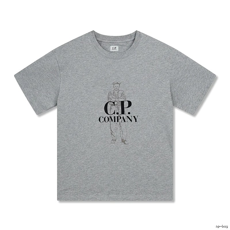 C.P. Retro Style Gray T-shirt