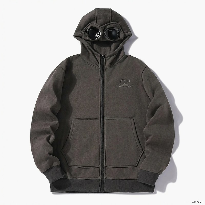 C.P. workwear style dark gray hoodie