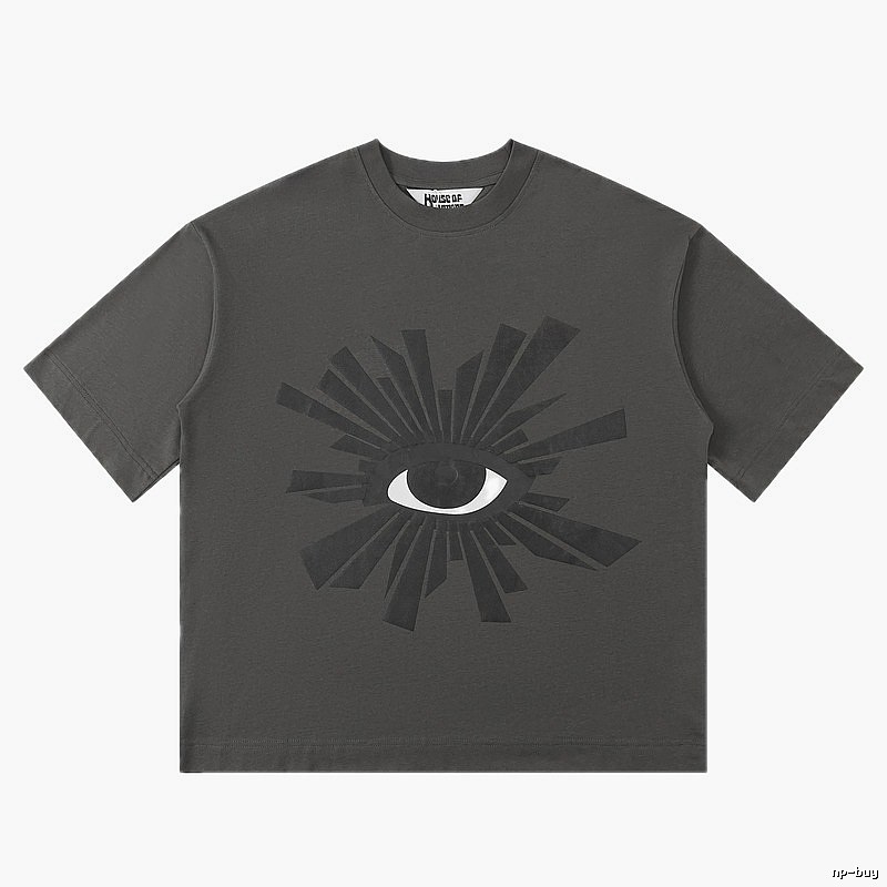 Dark-style gray short-sleeved shirt of House of Errors