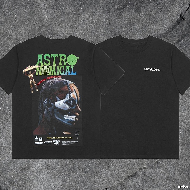 Denim Tears 2031-42 Black Graphic T-Shirt Clean Finish