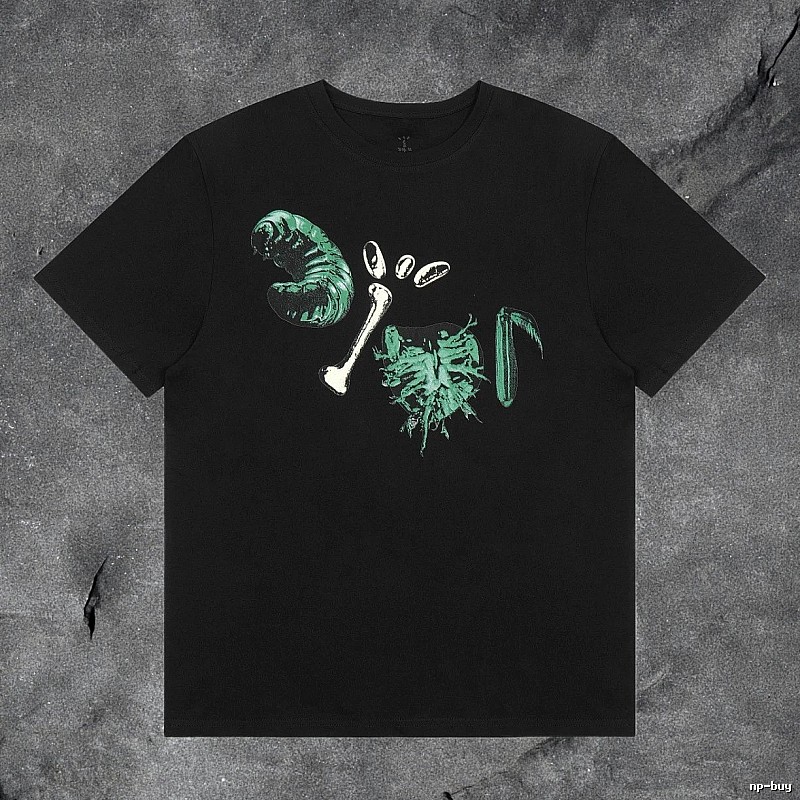 Denim Tears 2031-62 Black Graphic T-Shirt Outdoor Days