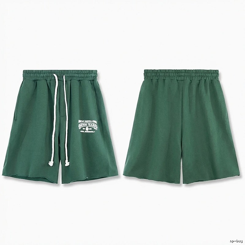 DENIM TEARS American Retro Green Shorts