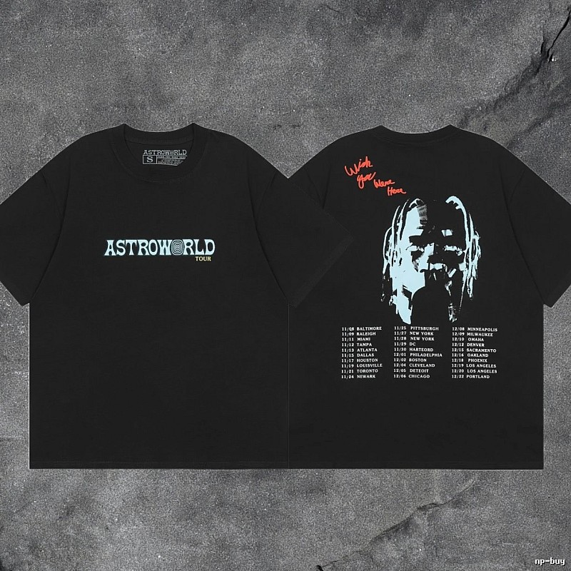 Denim Tears Black Graphic T-Shirt Easy Pairing