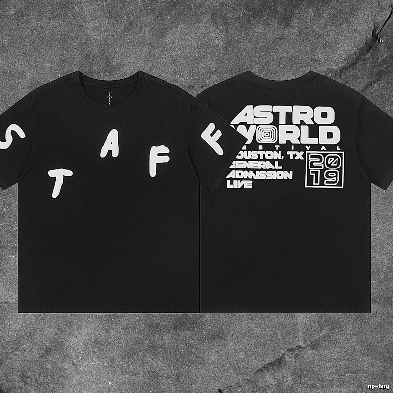Denim Tears Black Graphic T-Shirt Summer Styling
