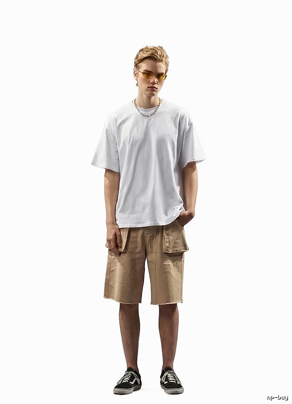 DENIM TEARS Simple Style White T-shirt