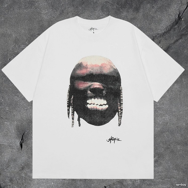 Denim Tears White Graphic T-Shirt Clean Colorway
