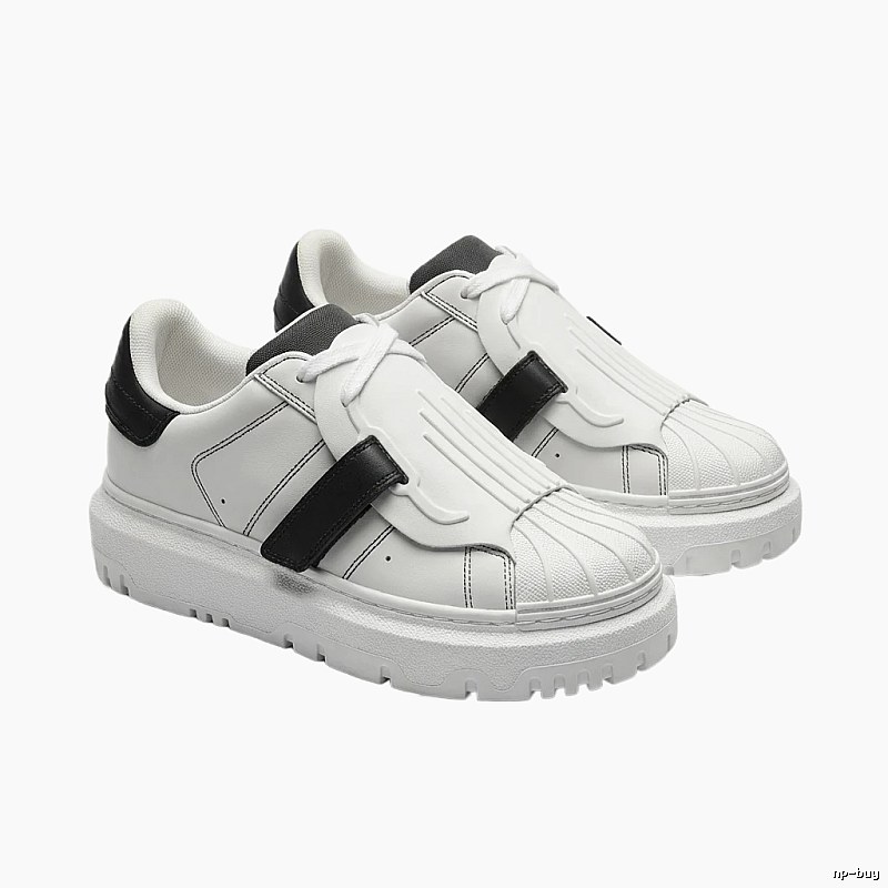 Dior black and white minimalist style board shoes