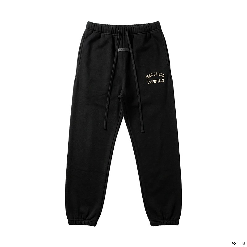 ESSENTIALS Black Casual Sweatpants