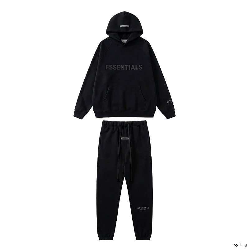 ESSENTIALS casual style black suit