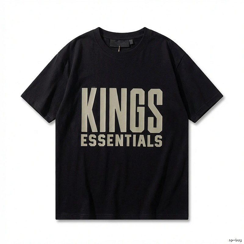 ESSENTIALS KINGS Style Black T - Shirt